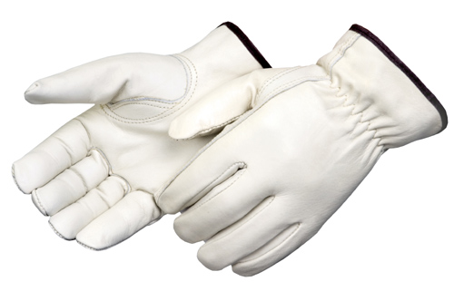 GLOVE DRIVER ECONO GRAIN;COW UNLINED KEYSTONE - Latex, Supported